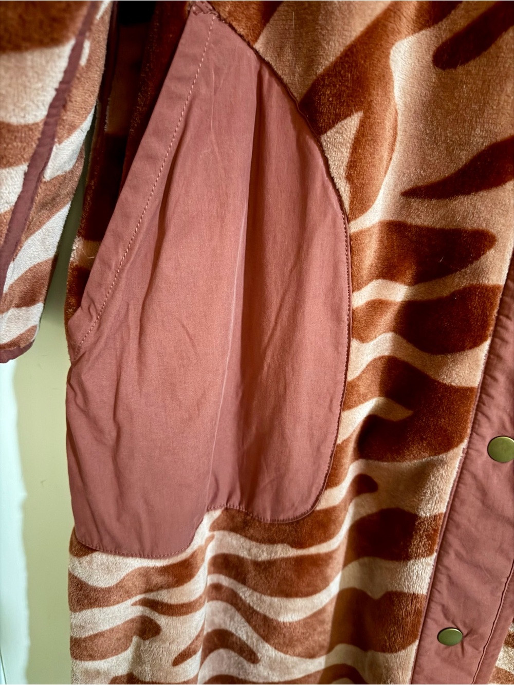Anthropologie Margot Reversible Sherpa Coat - Plus Size! - Picture 5 of 5